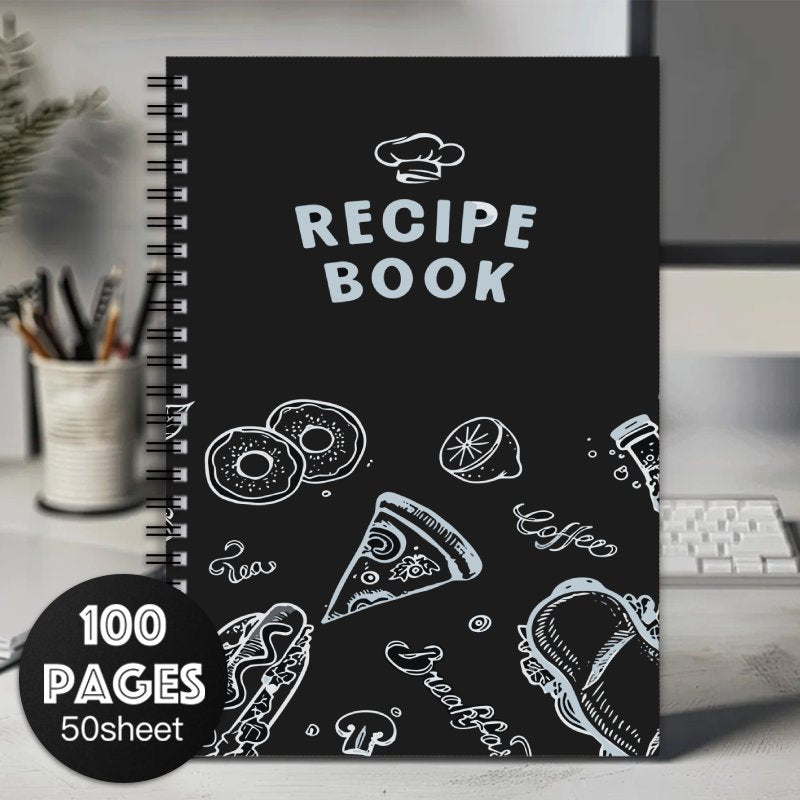 Meal Plan & Shopping List Spiral Notebook Office Supplies
