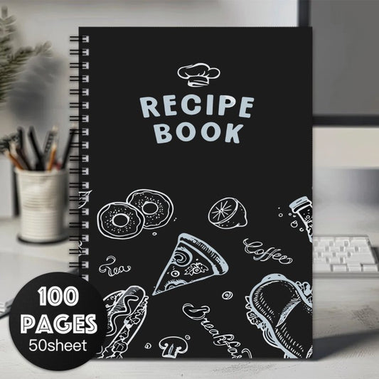 Meal Plan & Shopping List Spiral Notebook Office Supplies