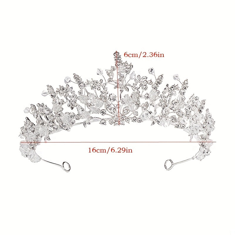 Bridal Crystal Crown Headband Wedding Hair Accessories