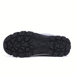 Quilted Argyle Pattern High Top Boots Faux Fur Lace Up Outdoor Sports Shoes