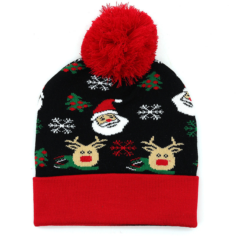 Knitted Christmas Hat Winter Warm Beanie Gift