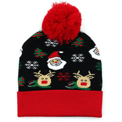 Knitted Christmas Hat Winter Warm Beanie Gift