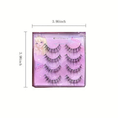Natural Thick False Eyelashes Soft Reusable Lashes