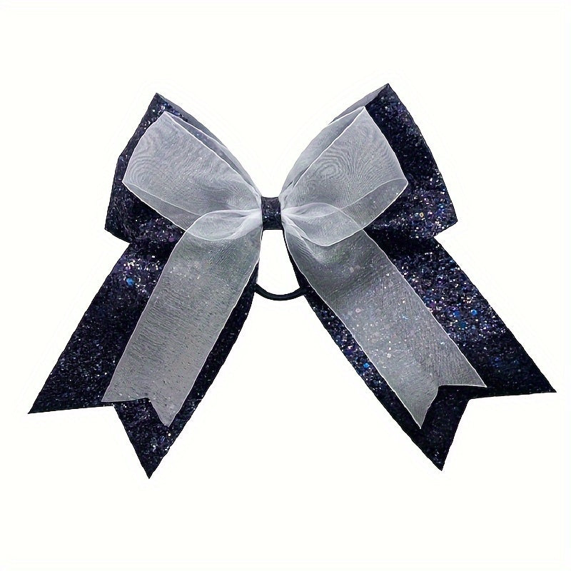 Sequins Bow Hair Band Cheerleading Headdress Hair Accessory