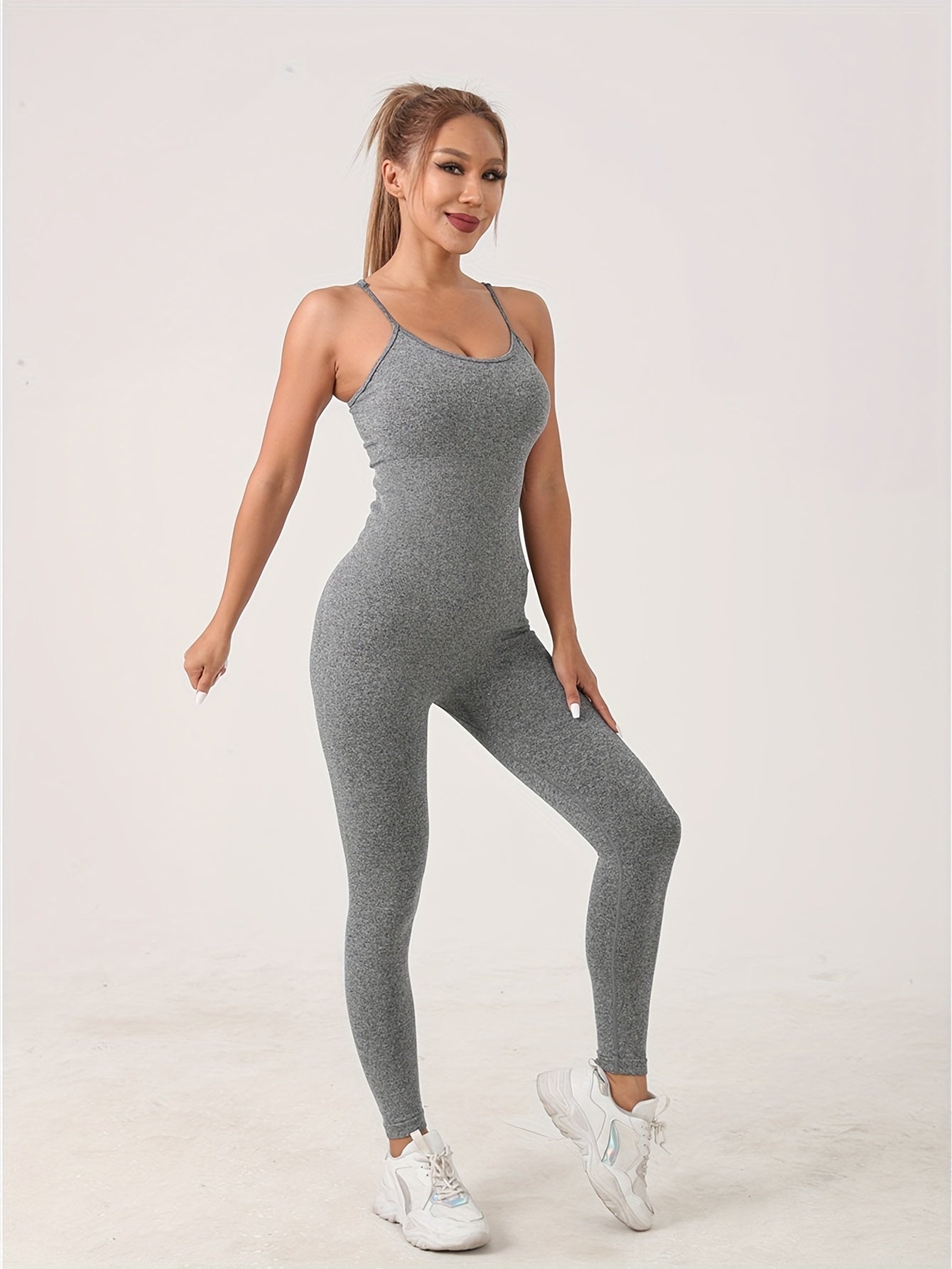 Women's Seamless Yoga Jumpsuit Gym Activewear