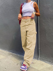 Purple Extra Long Denim Pants Boyfriend Wide Leg Jeans