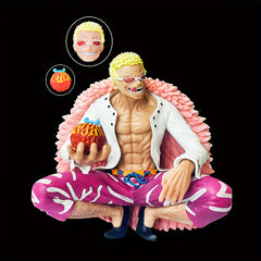 Pirate Anime Character Model 5.9in Squatting Posture Head Set