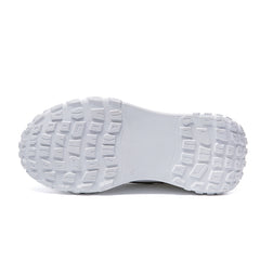Women's Cutout Lace Up Walking Shoes Non Slip Casual Sneakers