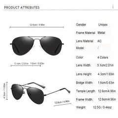 Boy's Vintage Aviator Polarized Sunglasses Outdoor Shades