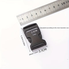 4pcs Plastic School Bag Buckle Backpack Strap Adjustment Buckle