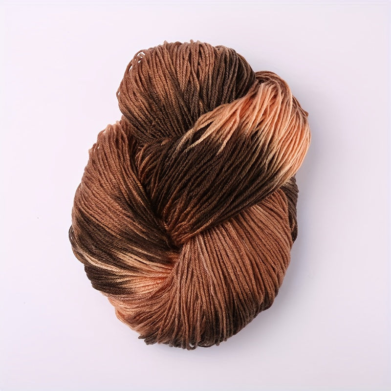 1pc Acrylic Wool Hand Knitted DIY Slipper Thread Embossed Wool 8oz