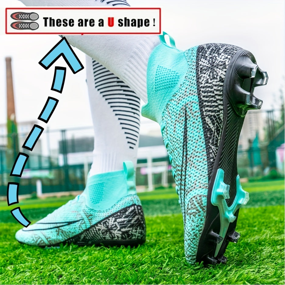 Professional Training Soccer Spikes Cleats Lightweight Non-slip Shoes