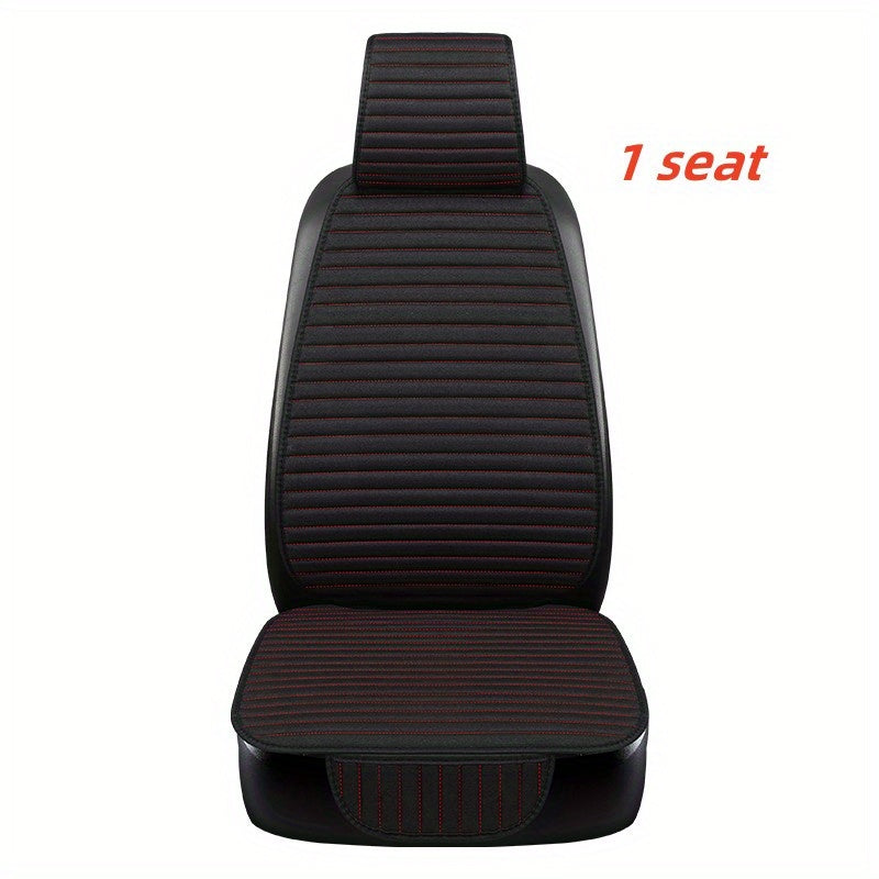 Auto Seat Cover Protector Backrest Front Rear Seat Back Waist Washable Cushion