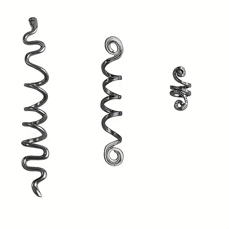 3pcs Golden Braid Snake Hair Accessories Girls Dress Up Props