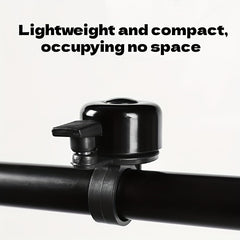 1pc Colorful Aluminum Alloy Bicycle Bell Set - Riding Equipment & Accessories