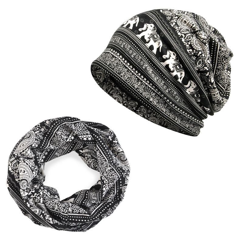 Slouchy Beanie Sleep Hat Stretchy Infinity Scarf
