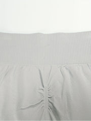 High Waist Yoga Running Sports Shorts Butt Lifting Tummy Control