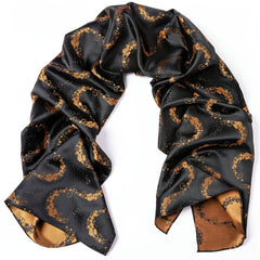 Barry Wang Mens Silk Paisley Floral Scarf Autumn Winter Shawl