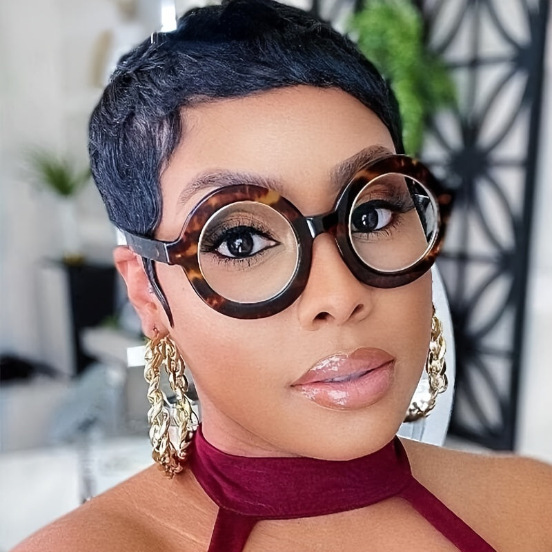 Vintage Round Light Blocking Glasses for Women