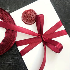 25yd Roll 6mm Silk Satin Ribbon For Craft Wedding Christmas DIY Gift Wrapping