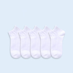 6 Pairs Soft Cotton Blend Ankle Socks for Women