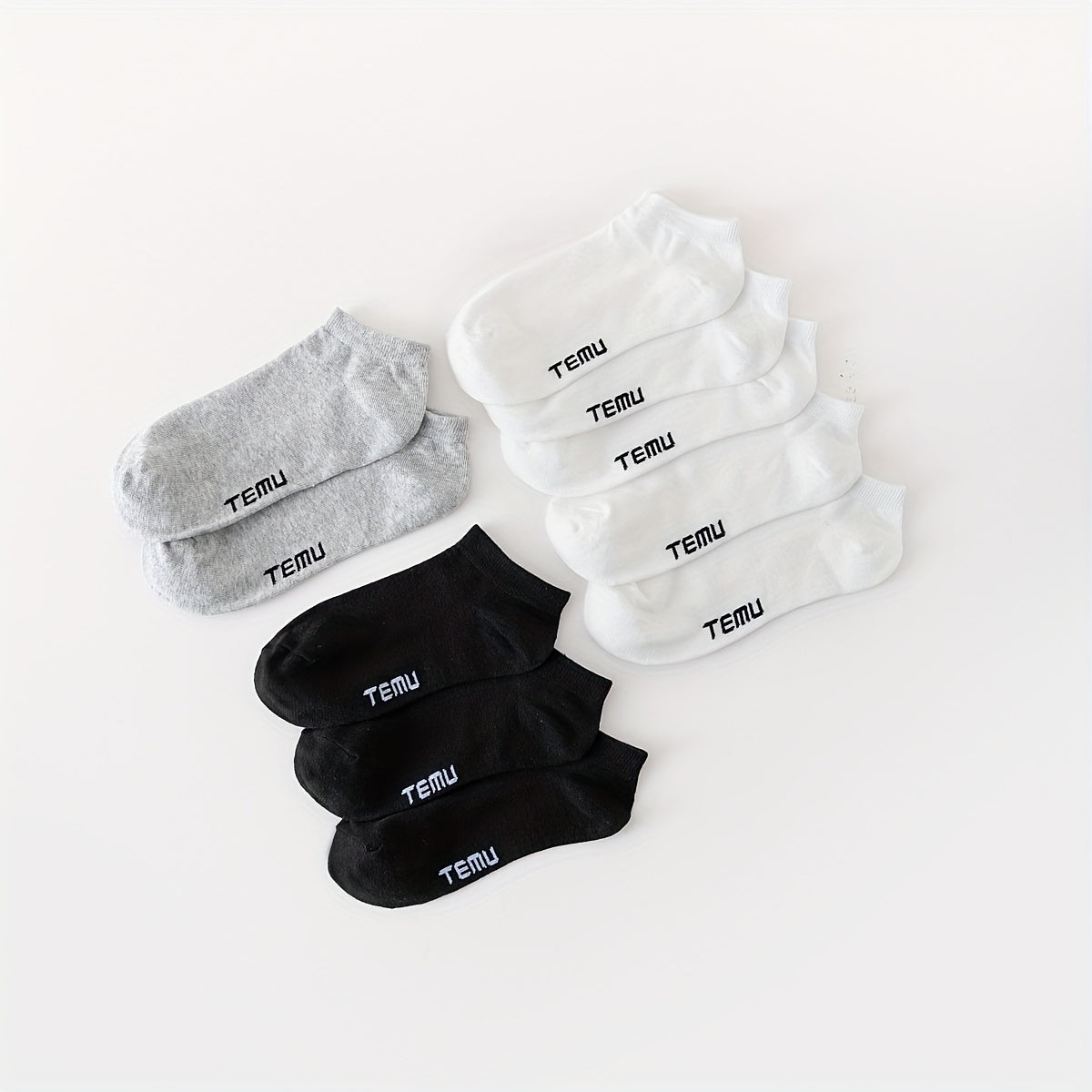 10 Pairs Letter Print All Match Ankle Socks Women's Stockings