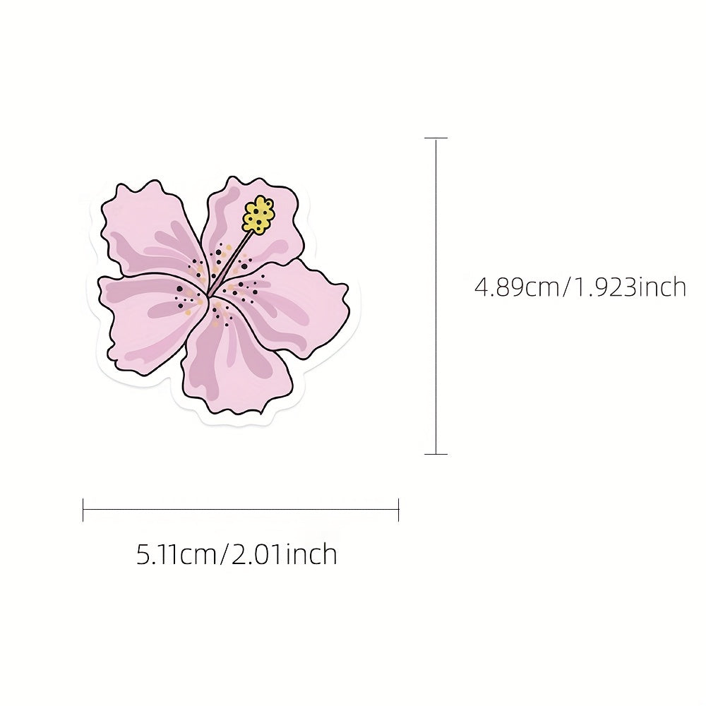 56pcs Pink Purple Mermaid DIY Stickers for Phone Laptop Helmet