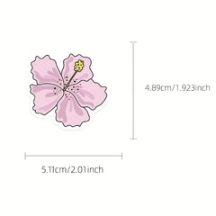 56pcs Pink Purple Mermaid DIY Stickers for Phone Laptop Helmet
