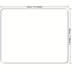 Non Slip Rubber Mousepad Mat - Perfect For Office