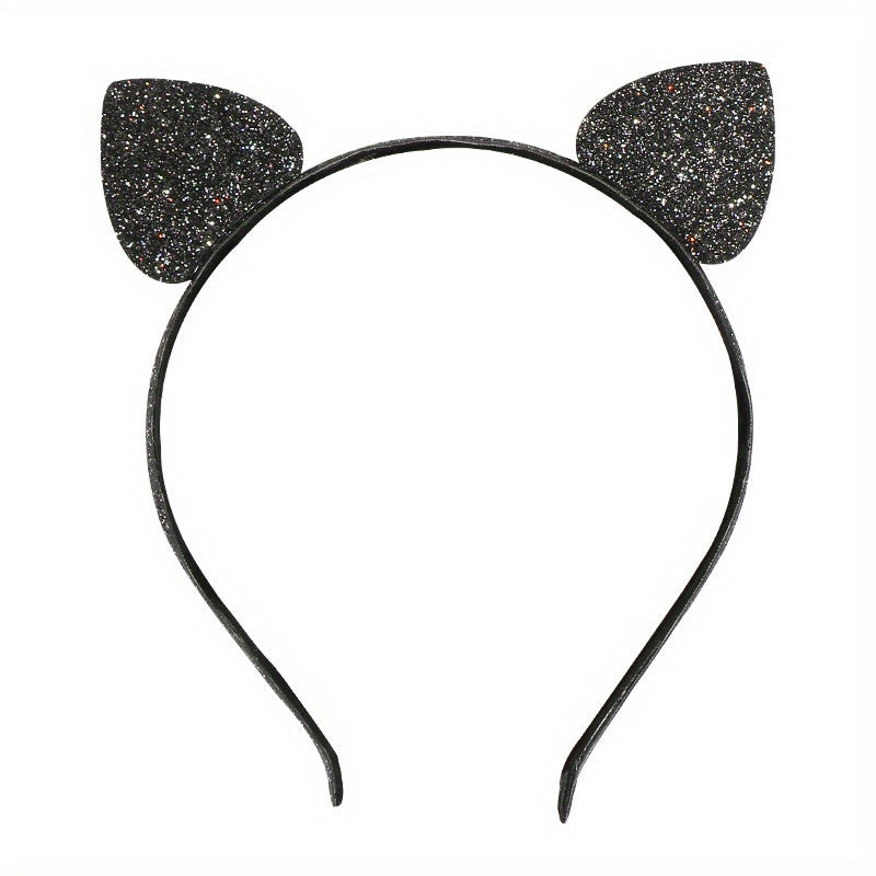 3pcs Halloween Cat Ears Head Hoop Girls Hair Accessories