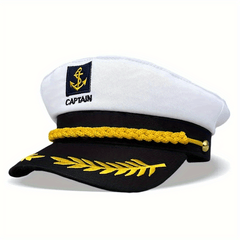 Navy Sailor Hat for Men Sunshade Captain Hat