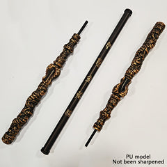 Anime Inspired Golden Hoop Staff 1.8m Detachable Cosplay Accessory with Stand