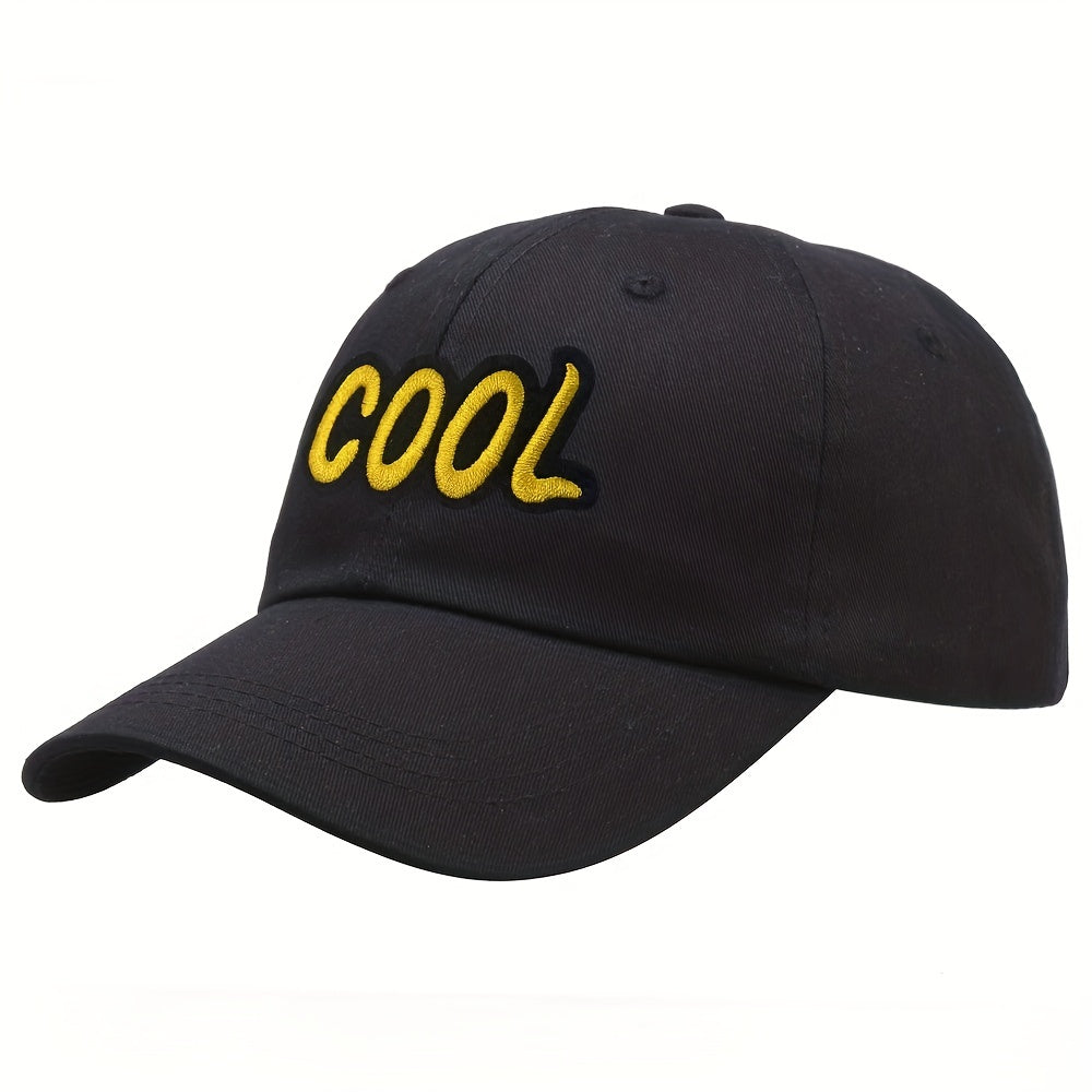 Embroidery Couple Baseball Cap Solid Casual Dad Hat Cotton Breathable Sun Hats