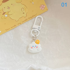 Cloud Sun Moon Keychain Women Handbag Pendant Key Chain Keyring