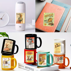 50pcs Retro Magazine Series Stickers for Notebook Luggage Phone