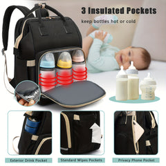 Large Capacity Mommy Bag with Crib