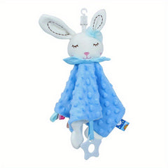 Baby Easter Rabbit Doll Soothing Toy Security Blanket For 0-3 Years Old