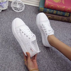 Women's Lace Mesh Sneakers Casual Outdoor Shoes Lightweight Walking Shoes