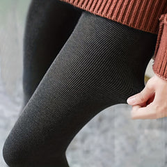 Plush Lined Tights High Waist Pantyhose Women's Stockings