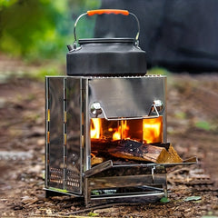 15 Stainless Steel Foldable Mini Charcoal Grill Outdoor Stove Barbecue Grill