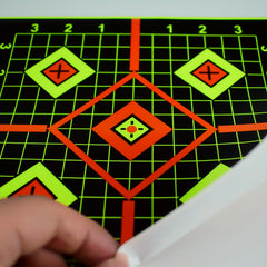 25pcs Shooting Targets w/ Self Stick Splatter Paper 15 24 Cm