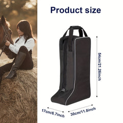 Equestrian Boots Bag Oxford Cloth Tall Riding Carrying for Riders