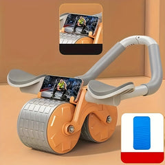 Automatic Rebound Abdominal Wheel With Elbow Support - Home Fitness Equipment