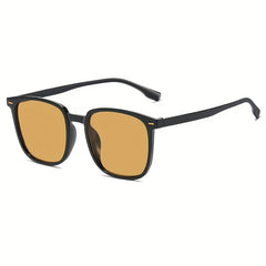 2023 Brown Sunglasses Retro Square Frame Sunglasses for Men