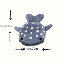 Plush Cartoon Shark Coin Wallet for Kids
