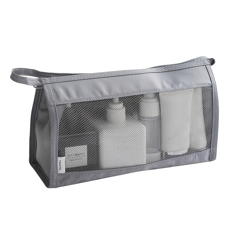 Portable Mesh Toiletry Storage Bag for Travel and Home