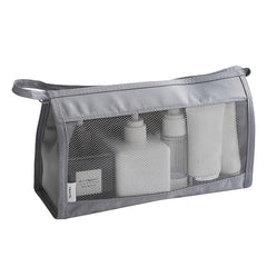 Portable Mesh Toiletry Storage Bag for Travel and Home