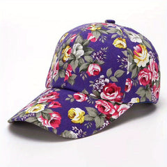 Peony Flower Cloth Adjustable Baseball Cap Hat