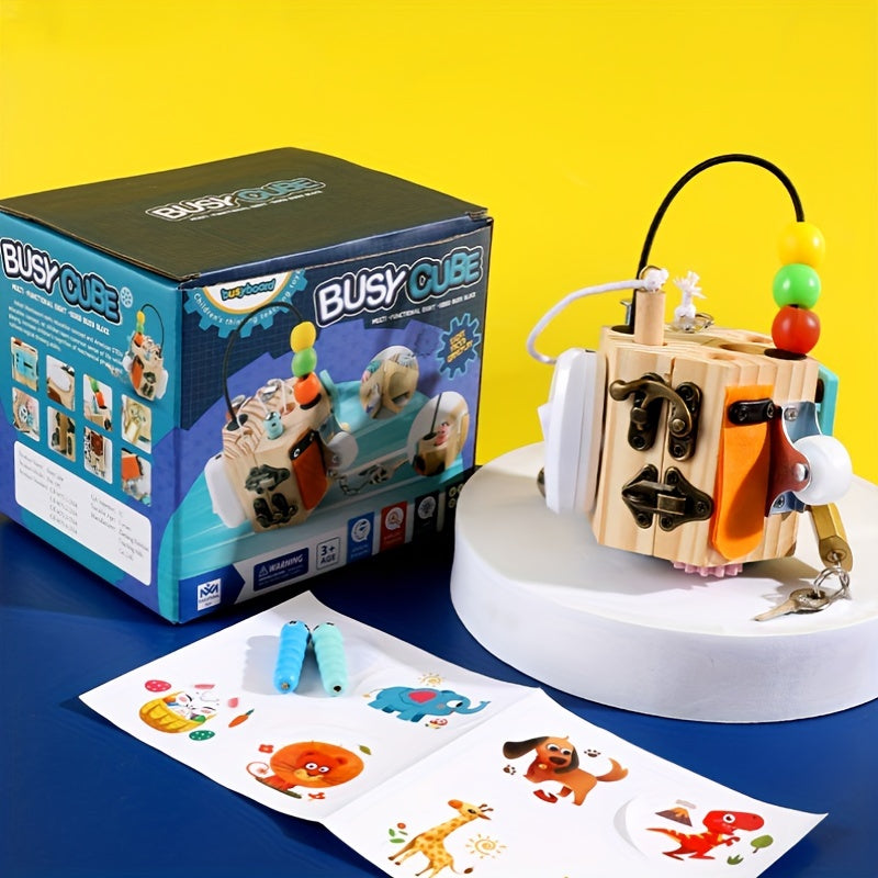 14-in-1 Activity Cube Set for Toddlers Learning Toys Montessori Brain Toys
