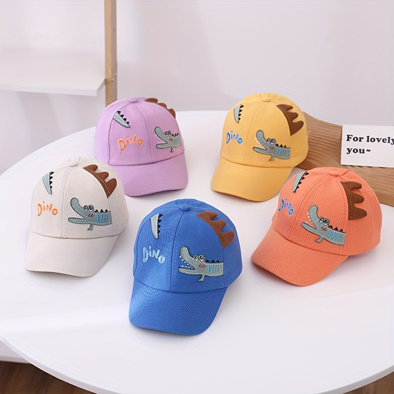 Cute Dinosaur Kids Hat with Sun Protection for All Seasons